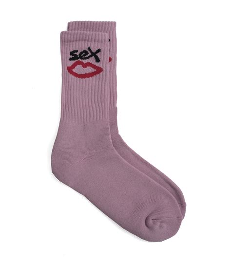 Shop Sex Skateboards Logo Socks Pink At Itk Online Store