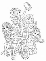 Friends Lego Coloring レゴ Pages Girls フレンズ Worksheets Via Tag sketch template