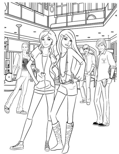 pin  katy clark  barbie coloring pages barbie coloring pages