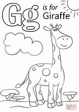 Letter Coloring Giraffe Pages Printable Alphabet Color Preschool Supercoloring Kids Worksheets Thunderbirds Abc Words Getdrawings Nyan Cat Crafts Dot Work sketch template