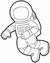 Astronaut Coloring Printable Suit sketch template