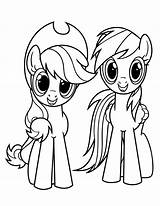 Rainbow Dash Coloring Applejack Pages Printable Online Lovely Color Coloringpagesonly sketch template