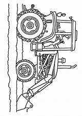 Traktor Tractor Ausmalbilder Trecker Baufahrzeug Plow Ausmalbild Kostenlos Momjunction Sheets sketch template