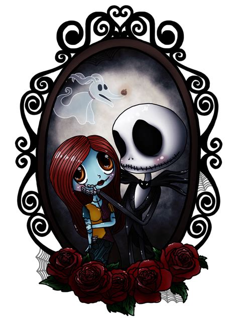 jack  sally  supernaturalteaparty  deviantart