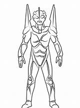Ultraman Noa Mewarnai Drawingtutorials101 Taiga Topeng sketch template