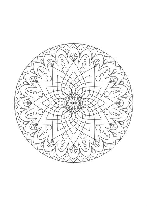 mandala gratis kleurplaten printen  opslaan