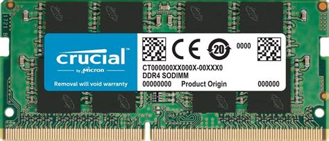 Buy Crucial Ram 16gb Ddr4 3200 Mhz Cl22 Laptop Memory