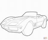 Corvette Coloring Pages Chevrolet Chevy Camaro Drawing Printable Hot Color Rod Truck Cars Ss Logo Classic 1969 Zr1 C10 Stingray sketch template
