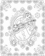 Coloring Princess Disney Elena Pages Storytime Guitar Printable Color Print Getcolorings sketch template