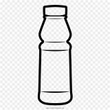 Flasche Botella Botol Ausmalbilder Bouteille Minuman Pngdownload Sketsa Freepng Minum sketch template