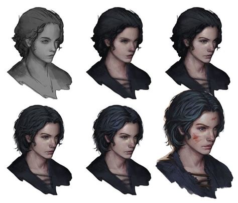 portrait tutorial portrait tutorial portrait digital painting