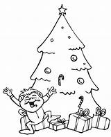 Coloring Tree Pages Friends Happy Library Clipart Christmas sketch template