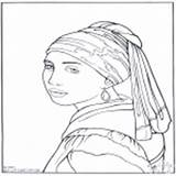 Coloring Pages Sorts Painter Vermeer Famous Book Category sketch template