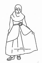 Mewarnai Sketsa Muslimah Baju Kartun Pakaian Ibu Syar Alqur Gaun Menggendong Muslim Diwarnai Populer Rebanas Keren Terpopuler Kumpulan Selamat Oke sketch template