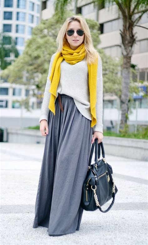 what to wear with maxi skirts with pictures 2020 ⋆