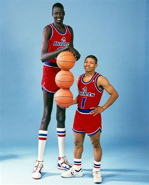 nbas tallest  shortest  manute bol basketball players nba players