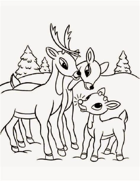 holiday site santas reindeer coloring pages