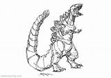 Godzilla Bettercoloring Mechagodzilla Respective Owners Property Featured sketch template