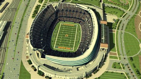 aerial view   chicago bears stadium chicago bears stadium