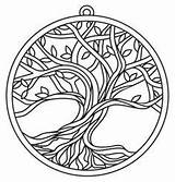 Ethereal Baum Eden Lebensbaum Celtic Lebens Keltischer Colouring Roots Encompassed Branches Trace Tattoo Urbanthreads Quilling sketch template