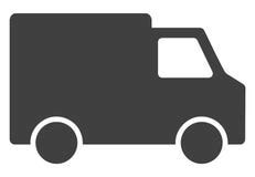 moving truck stock vector illustration  black vehicle