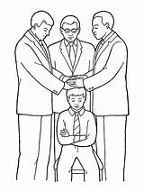 Lds Confirmation Coloring Pages Boy Confirmed Drawing Missionary Priesthood Being Primary Young Clipart Holy Laying Hands Jesus Little Book Drawings sketch template