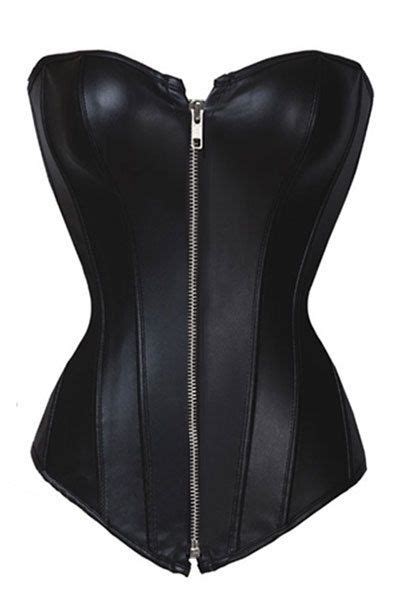 corset overbust pvc corset corset sexy boned corsets strapless