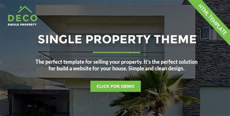 deco house single property real estate html template  themeeagle