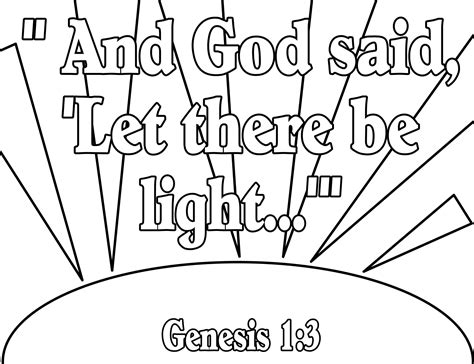 genesis coloring pages coloring home