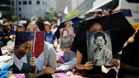 south korea s move to scrap wwii sex slavery fund upsets