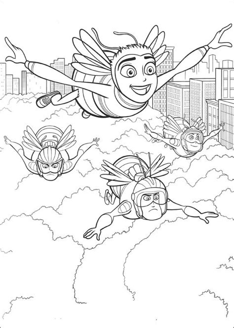 bee  coloring pages books    printable