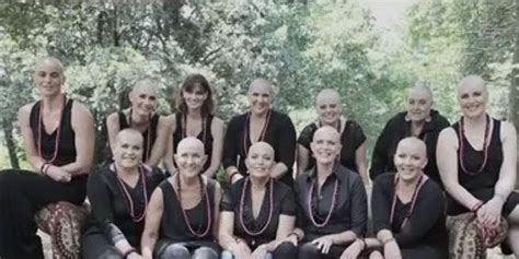 this video of women shaving their heads to support a friend with breast