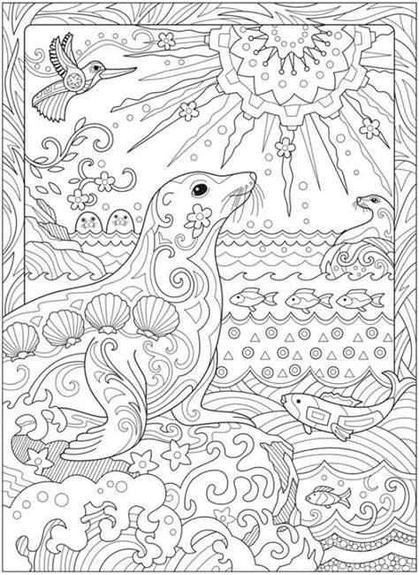 sea life coloring pages   beach coloring pages animal