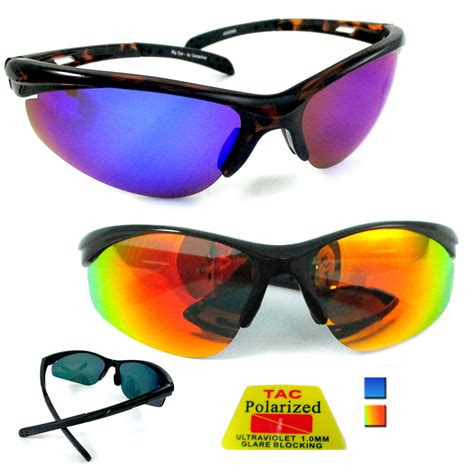 Polarized Cycling Sunglasses Bike Goggles Eyewear Shiny Lens Sport