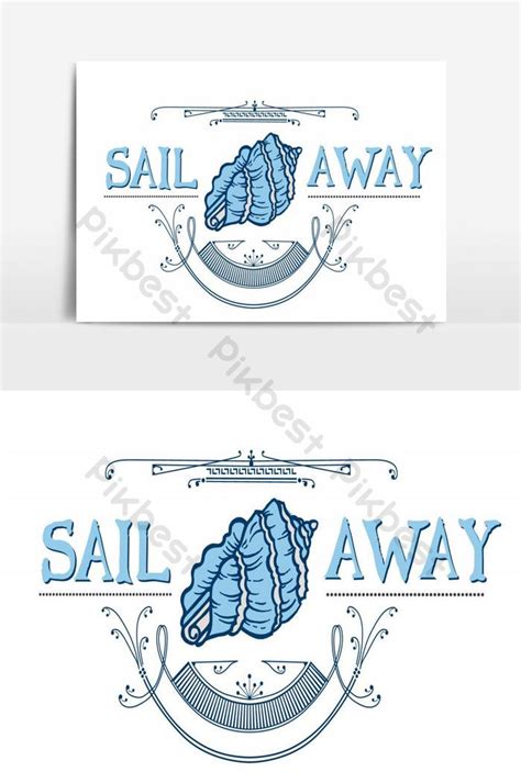 sail  logo design vector graphic element png images ai