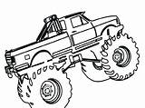 Coloring Pages Truck Lifted Collie Getcolorings Color sketch template