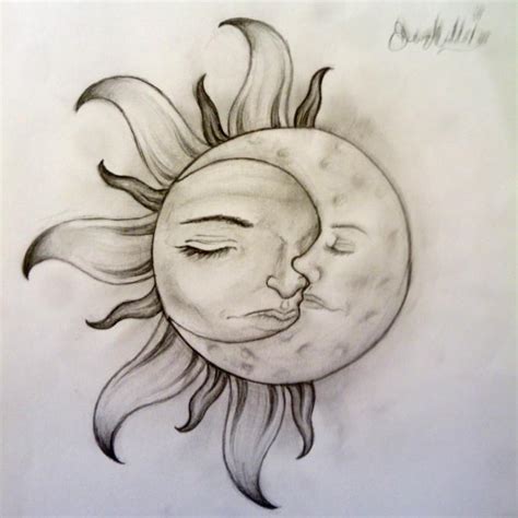 sun  moon nature drawings pictures drawings ideas  kids easy  simple