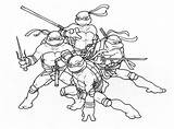 Ninja Coloring Turtles Raphael Mutant Donatello Tmnt Tortugas Kura Coloringhome Mewarnai sketch template