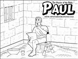 Paul Prison Maze Pages Colouring Looking sketch template