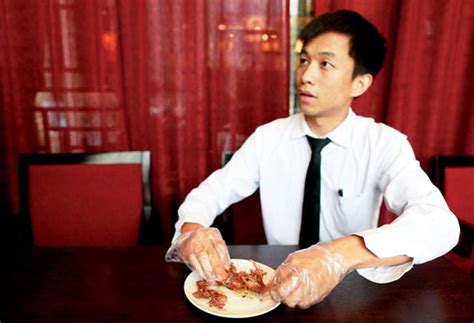 as chinese people become increasingly affluent the habit of eating rabbit heads which seems