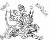 Durga Goddesses Diwali 크리스마스 포터 해리 Maa Puja sketch template