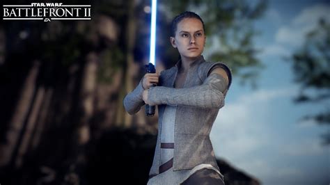 star wars battlefront 2 rey ahch to mod youtube