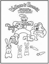 Coloring Pages Gromit Wallace Kids Tintin Colouring Rabbit Getcolorings Adventures sketch template