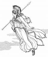Athena Athene Spear Ausmalbilder Ausmalbild Speer Mythologie Griechische Mythology Kategorien sketch template