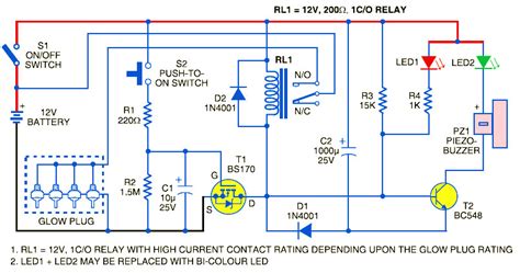 glow plug control module electronic schematic diagram