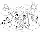 Bambini Disegni Magi Gesù Presepi Natività Nativita sketch template
