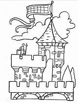 Turnul Castelului Colorat Plansa Descarca sketch template