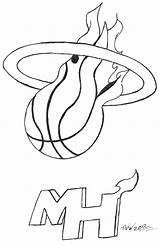Miami Heat Coloring Pages Logo Lebron University Printable Getcolorings Pic Popular Hurricanes Color Getdrawings Drawing Coloringhome Dolphins Colouring Template sketch template