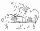 Anubis Egitto Egito Faraones Egipto Egizi Momia Mummy Anubi Egyptian Colorir Desenhos Egipcia Egypte Egipcias Antichi Antico Papiro Colirir Antigo sketch template