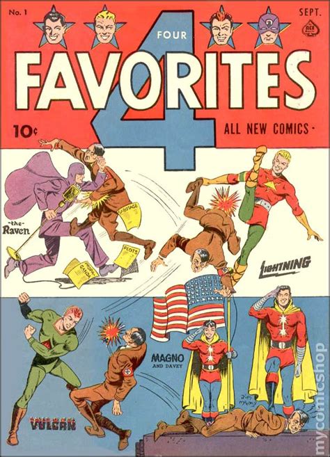 four favorites 1941 comic books